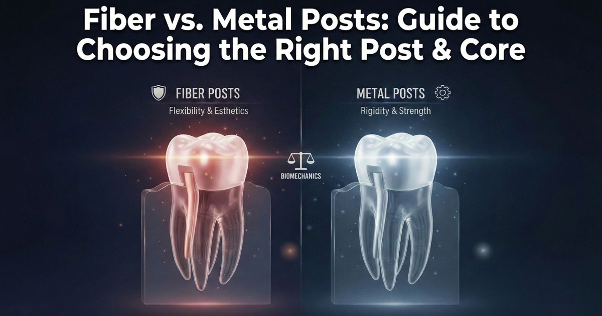 Fiber vs. Metal Posts: Guide to Choosing the Right Post &amp; Core