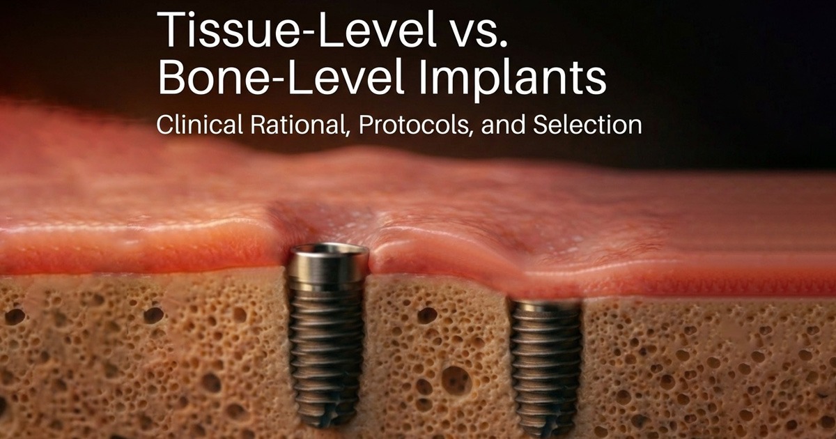 Tissue-Level vs Bone-Level Implants: Clinical Selection Guide