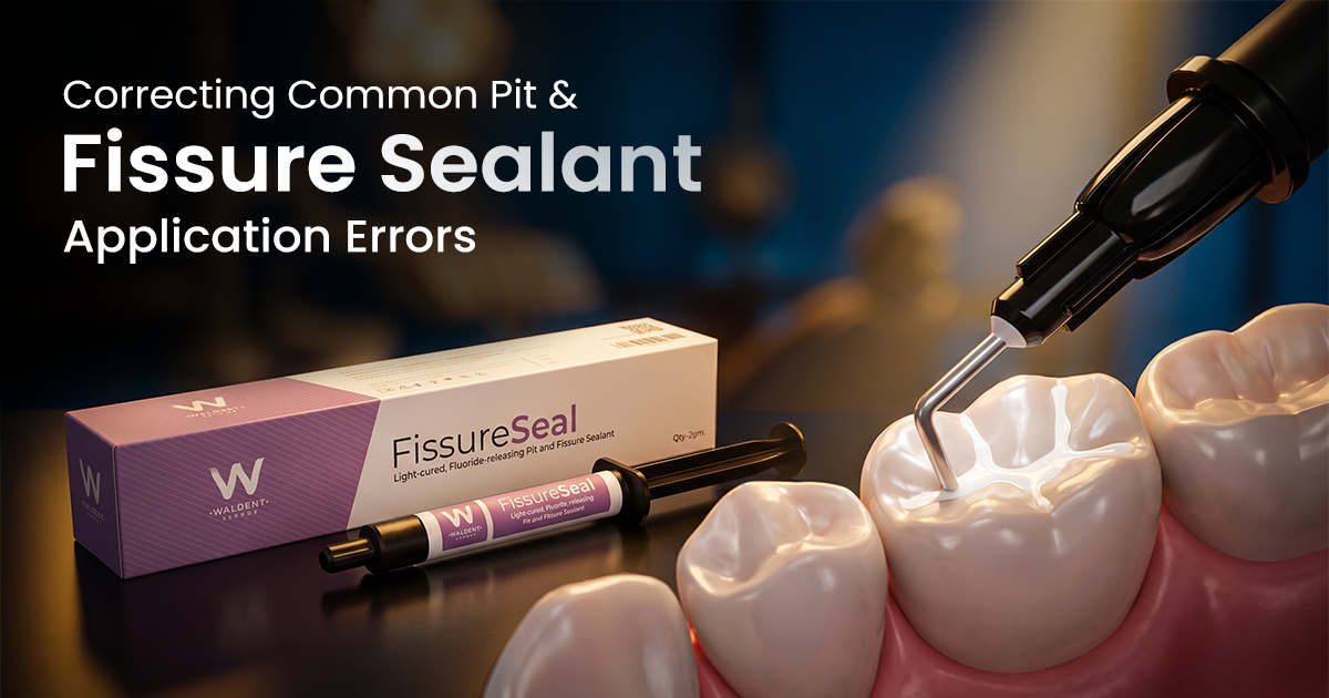 Correcting Common Pit & Fissure Sealant Application Errors
