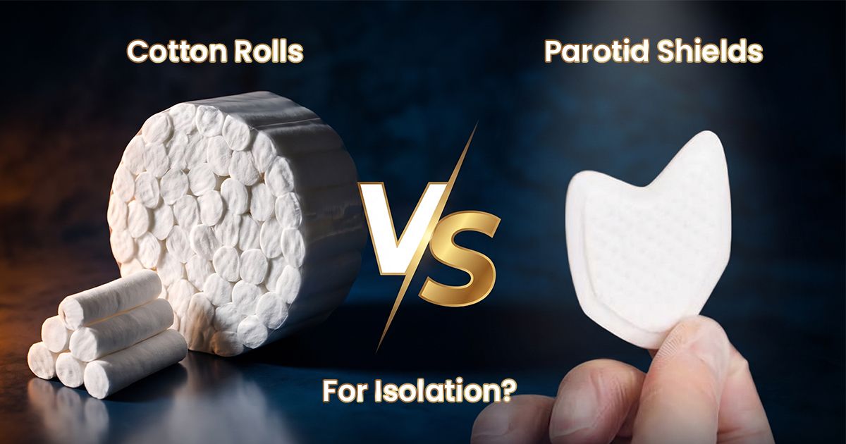 Cotton Rolls vs Parotid Shields for Isolation?