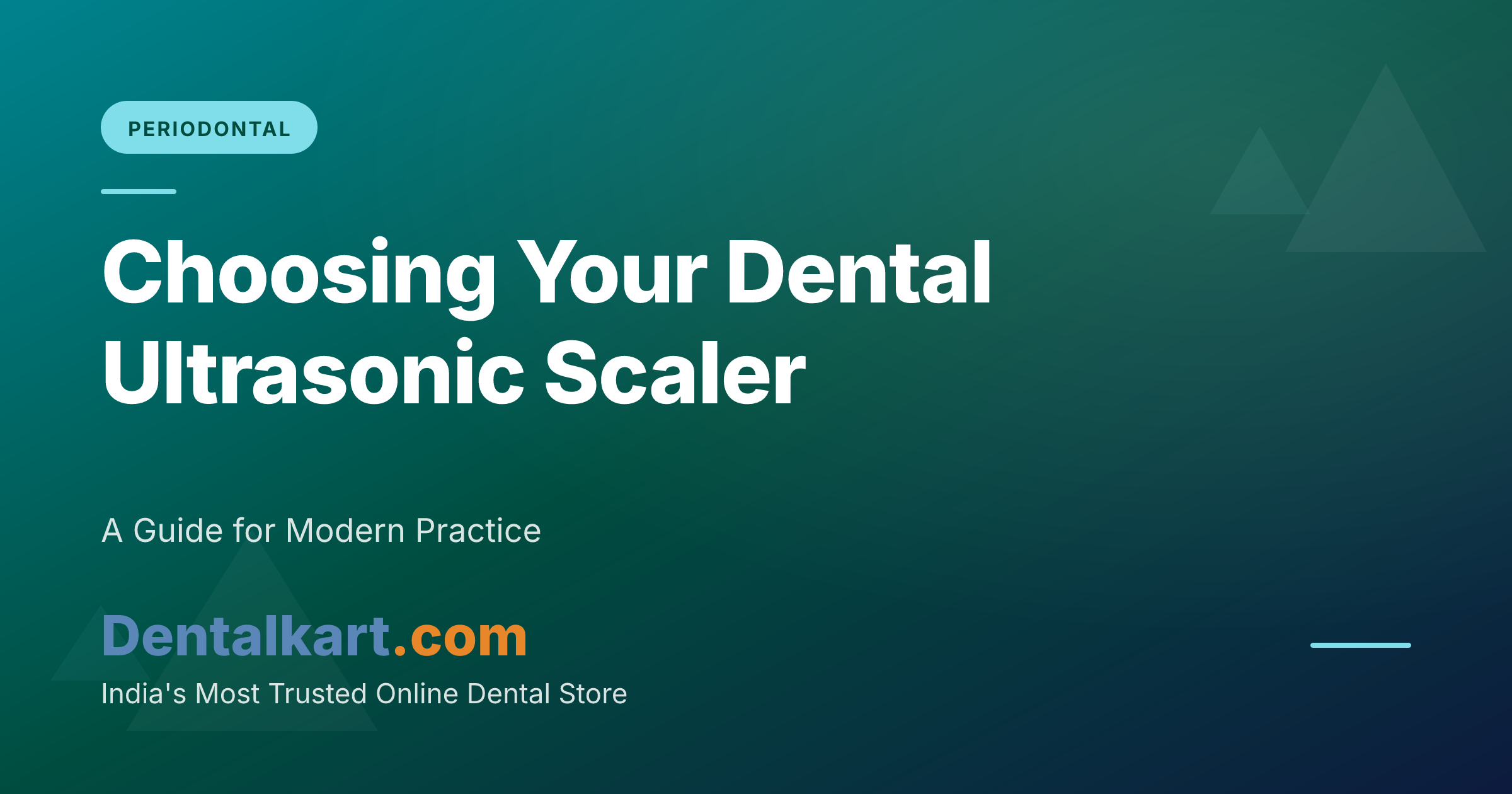 Choosing Your Dental Ultrasonic Scaler