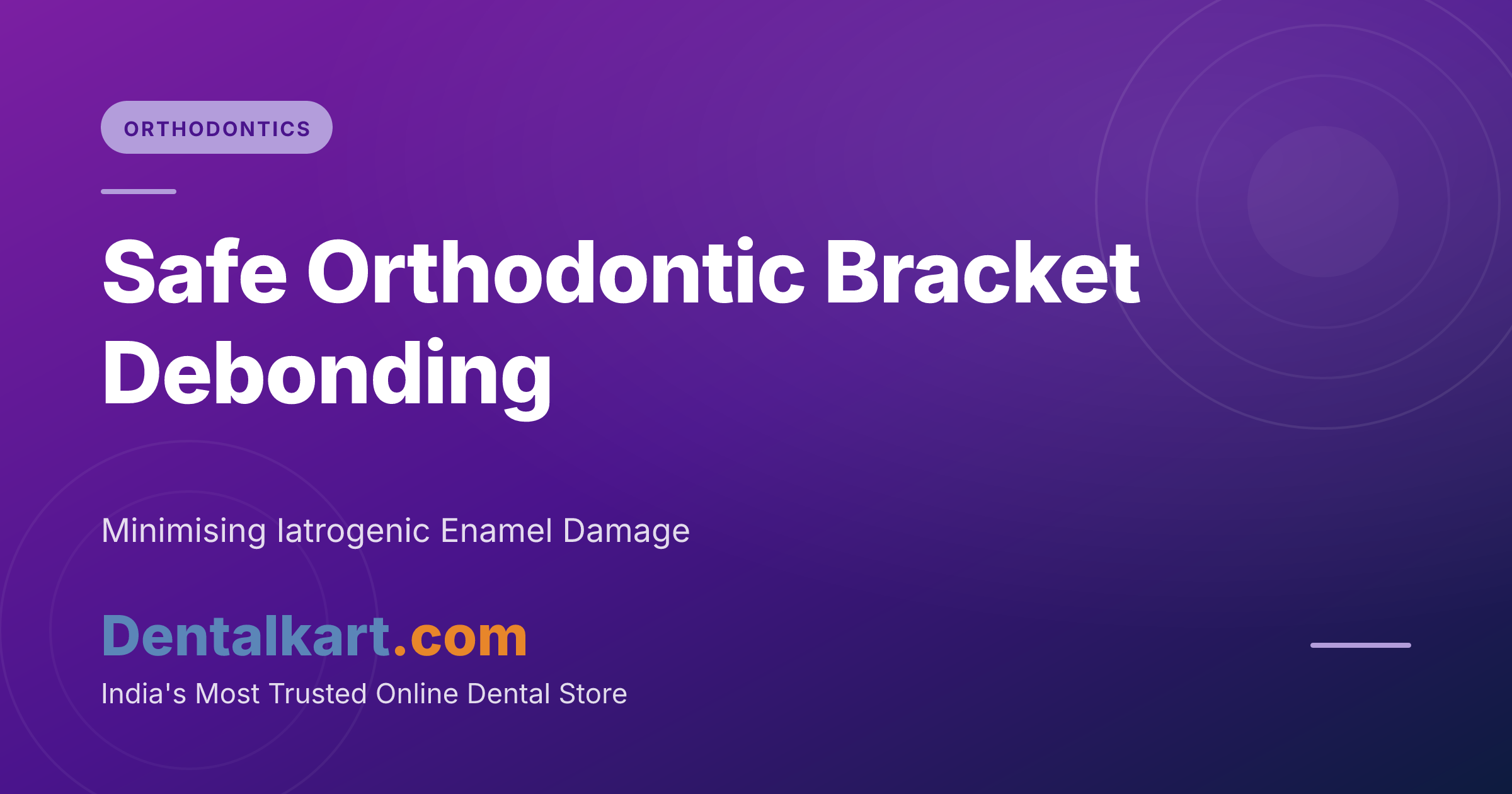 Safe Orthodontic Bracket Debonding